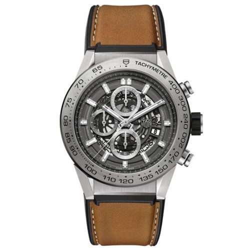 TAG Heuer Carrera Calibre Heuer 01 45 Titanium / Grey Phantom / Barenia